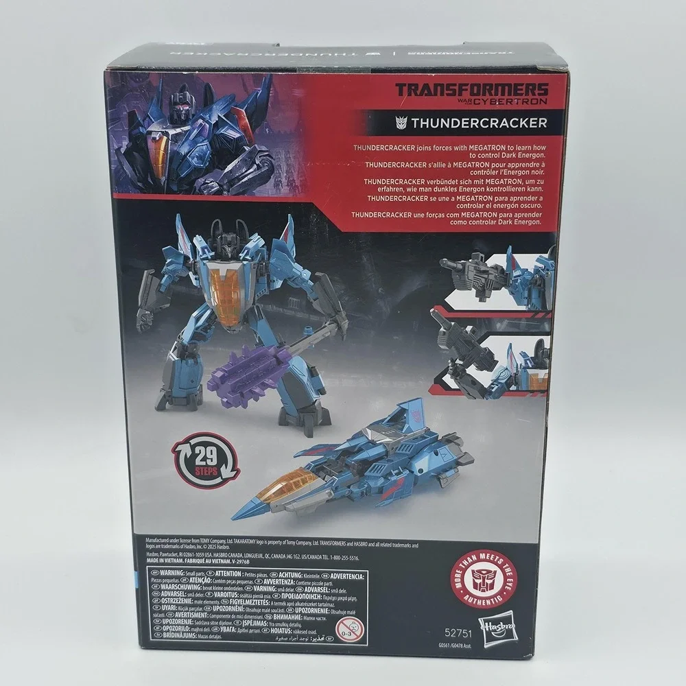 Hasbro Transformers Thundercracker Studio Series Voyager Blue‎ Action Figure New